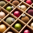 Small Glass Ball Ornaments (Set of 25) - Jewel Tones