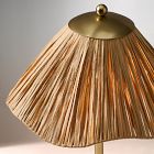 Josie Raffia Table Lamp (19")
