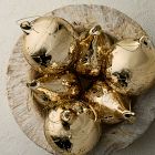 Mercury Crackle Glass Ornaments (Set of 6)