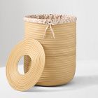Joseph Altuzarra Spiral Rattan Hamper