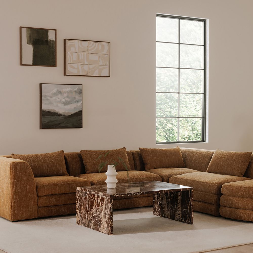 Kallai Marble Coffee Table (40") by West Elm