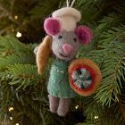 Felt Mouse Baker Ornament