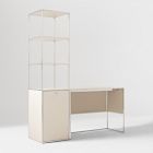 Marlowe Desk (42") &amp; Narrow Shelf (18") Set