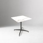 Simii Trellex Square X-Base Marble Table