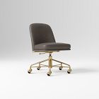 Jack Metal Frame Leather Swivel Office Chair