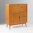 Mid-Century Secretary Desk (38")