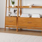 Mid-Century 3-Piece Wide &amp; Narrow Narrow Bookshelf Set (82")