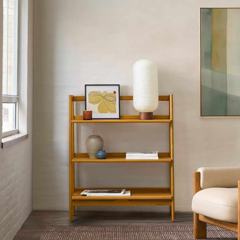 Mid-Century Low Bookshelf (36")