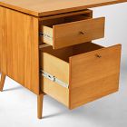 Mid-Century Modular Desk w/ File Cabinet (70")