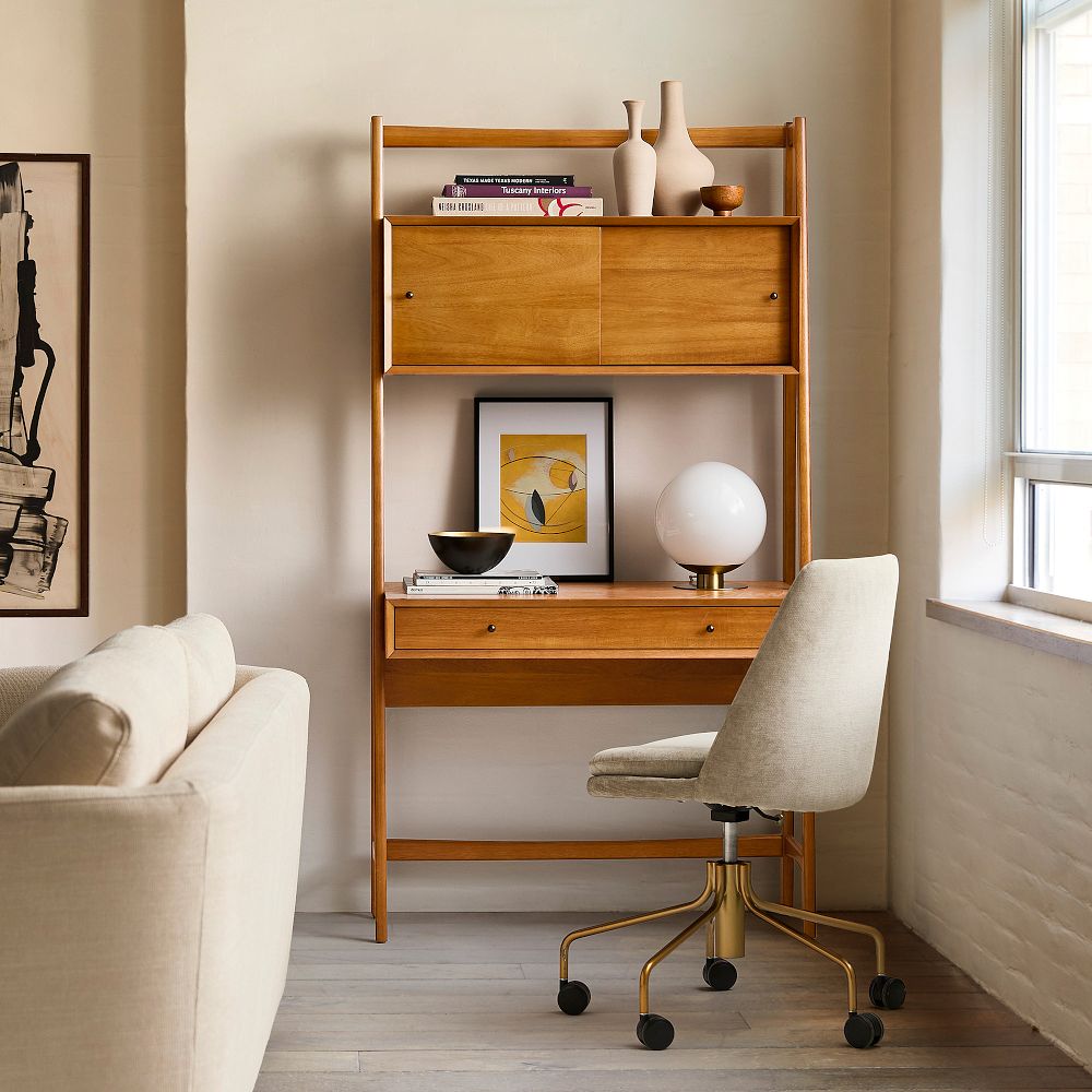 Mid-Century Wall Desk (38") by West Elm