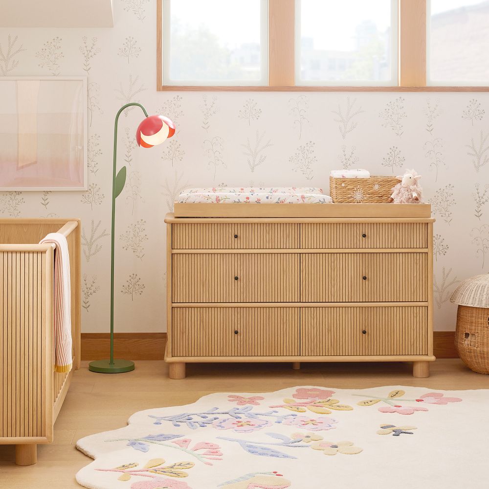 infant dresser changing table Baby Changing Table Infant Diaper with 3 Drawers and Safety Belt-White