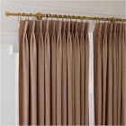 Pleated European Flax Linen Blackout Curtain