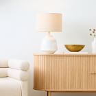 Roar &amp; Rabbit™ Ripple Ceramic Table Lamp (28")