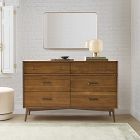 Mid-Century 6-Drawer Dresser (56")