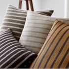 Colin King Deluxe Linen Stripe Pillow Cover