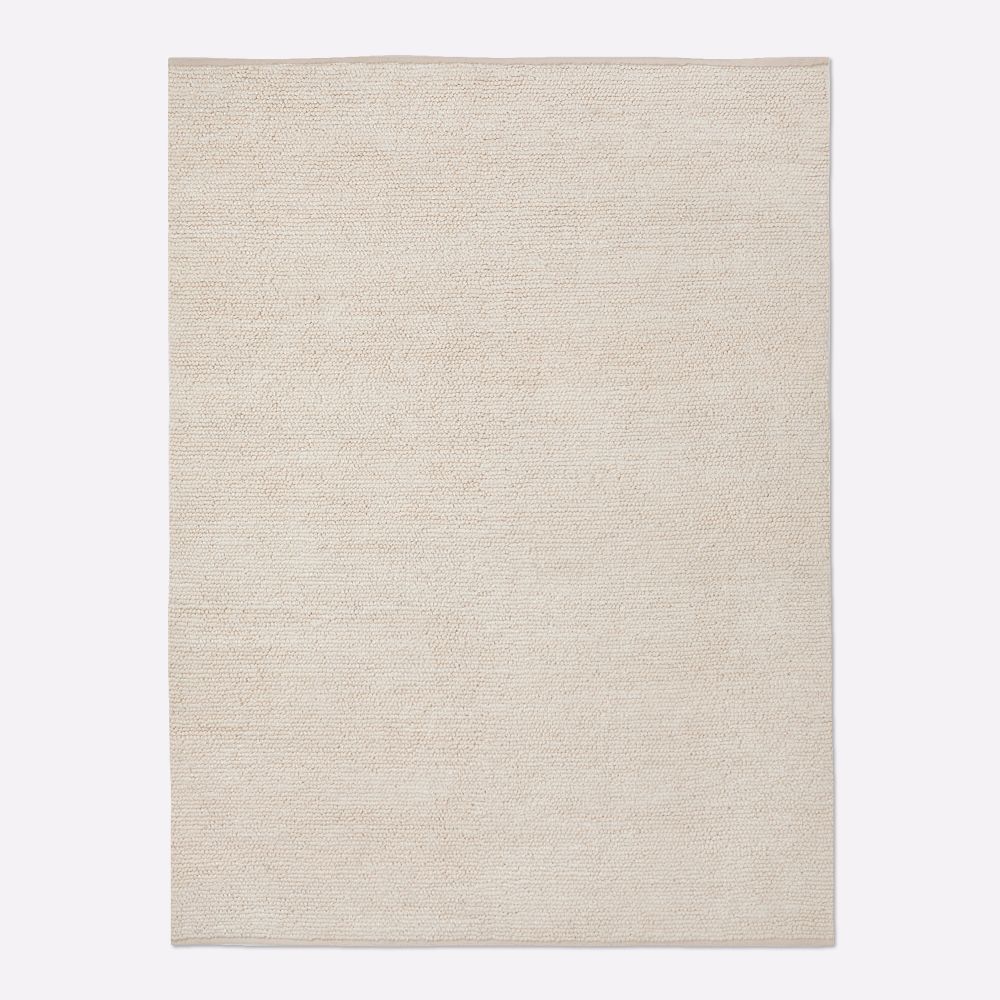 West Elm Mini Pebble Jute Wool Rug