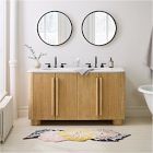 Poppy Floral Bath Runner