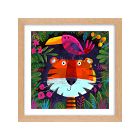 WerkShoppe Tiger &amp; Friend Framed Wall Art