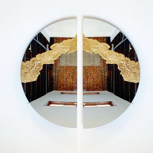 Candice Luter Glissando Stalactite Stalagmite Wall Mirror