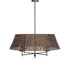 Evgenia Rattan Chandelier (36")
