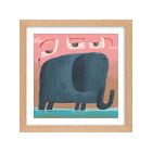 WerkShoppe Elephant &amp; Friends Framed Wall Art