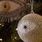 Beaded Ball Evil Eye Ornament