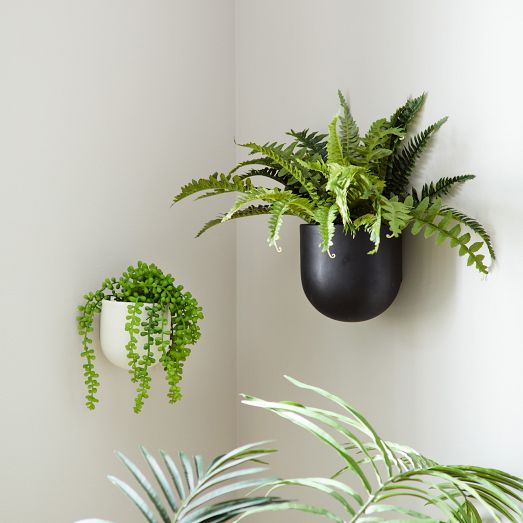 Ceramic Indoor/Outdoor Wallscape Planters | West Elm