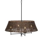 Evgenia Rattan Chandelier (36")