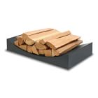 Minimalist Curved Firewood Holder