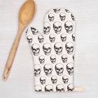 Counter Couture Skull Oven Mitt &amp; Pot Holder