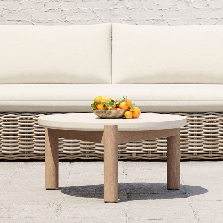 Cusco Outdoor Concrete Coffee Table (32