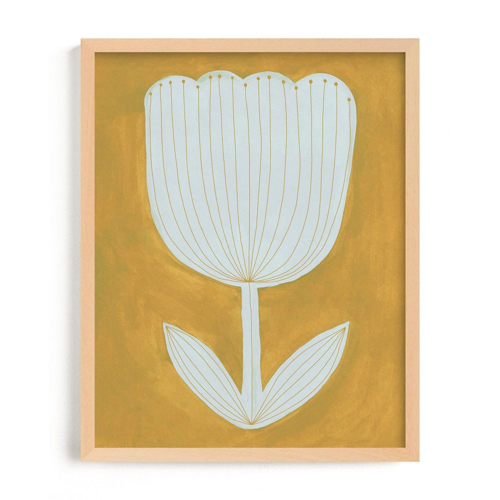 Enchanted Tulip Framed Wall Art by Minted for West Elm by West Elm