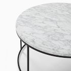 Streamline Round Marble Coffee Table (34")