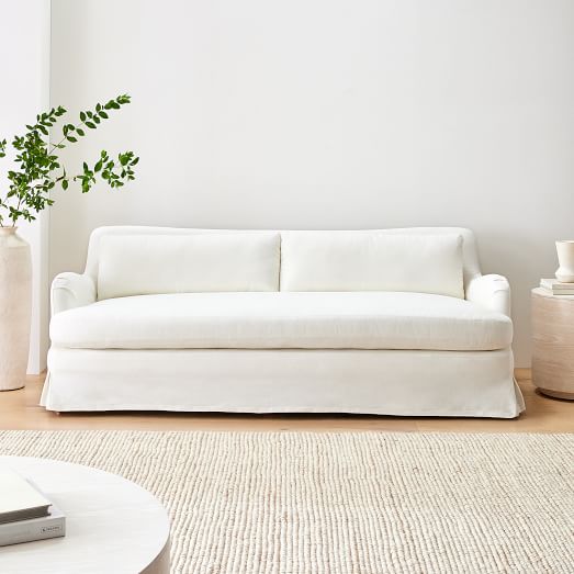 Sophie Skirted Slipcover Sofa (62