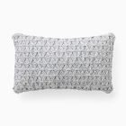 Outdoor Lattice Crochet Pillow