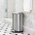 simplehuman 6L Semi-Round Step Trash Can