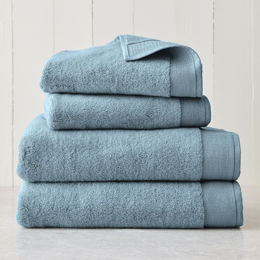 Plush Fibrosoft™ Towel Sets - Ocean, Set of 4 - (2 Bath Towels, 2 Hand Towels)