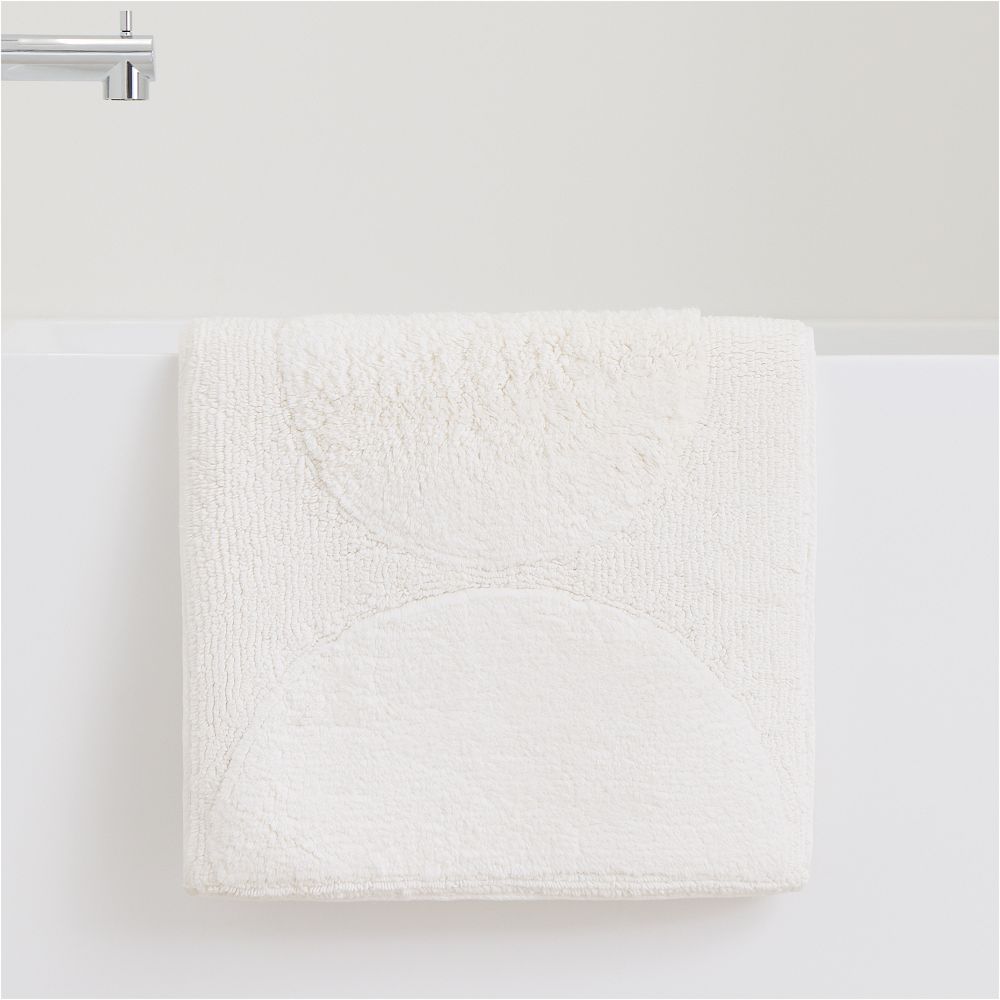 Memory Foam Bath Mat - White