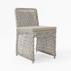 Coastal Collection, Dining Chair Cushion Cover, Cast, Ash