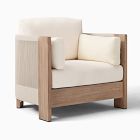 Open Box: Porto Outdoor Lounge Chair - Alabaster Cushions, Reef
