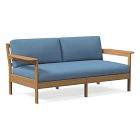 Playa Cusion Cover, Sofa, Sunbrella® Cast, Ocean