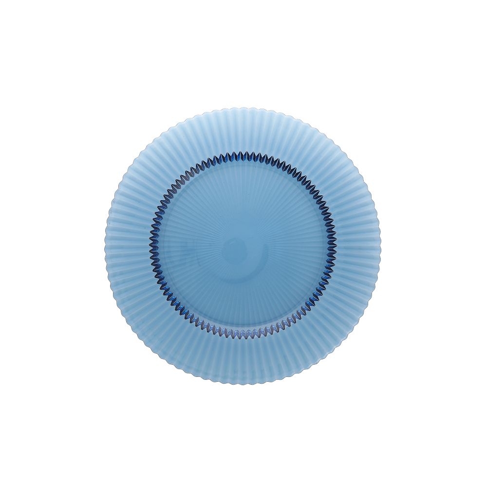 Archie Glass Salad Plates (Set of 4) - Cornflower, Set of 4