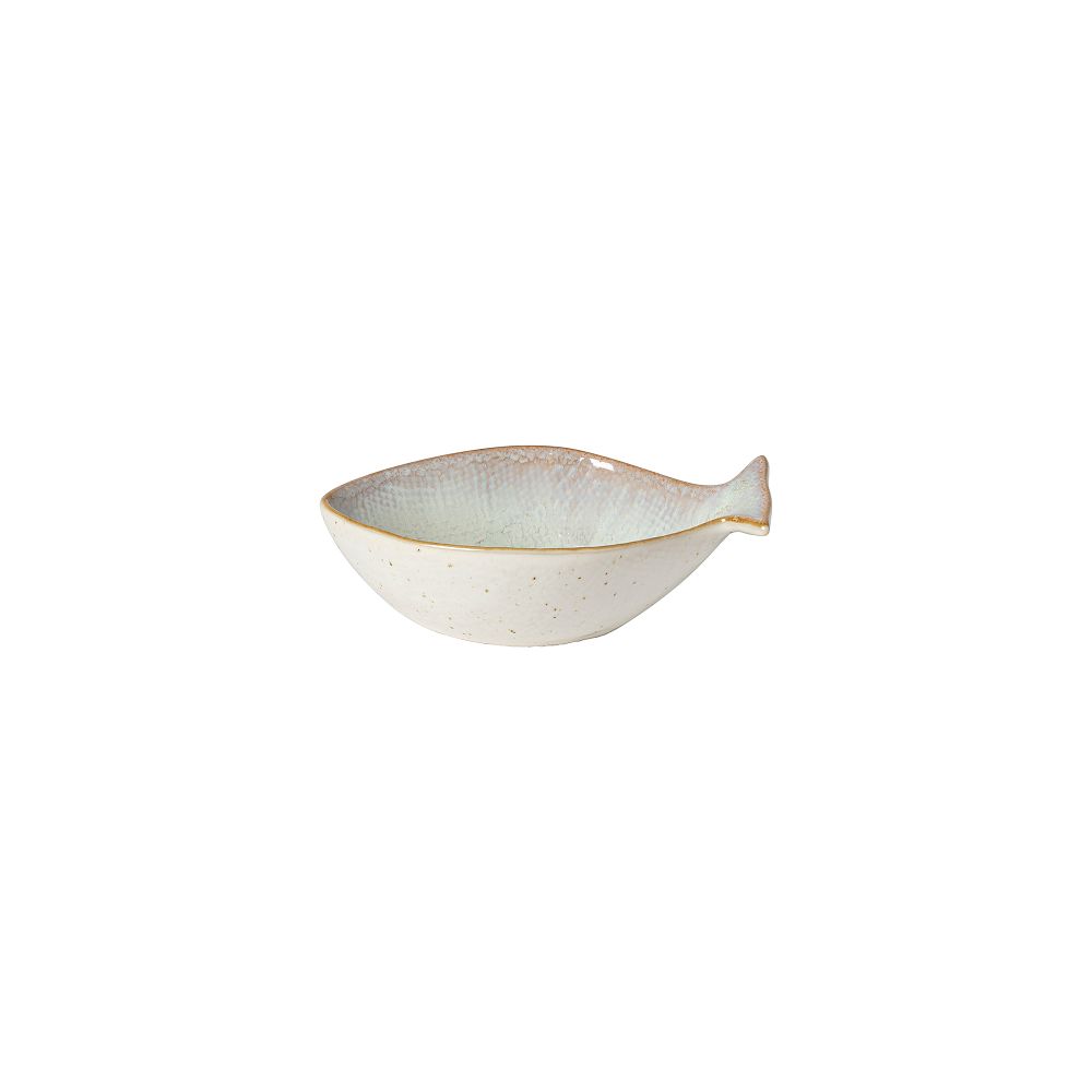 Casafina Dori Fish Stoneware Serving Bowls - Light Blue, 3.5"D