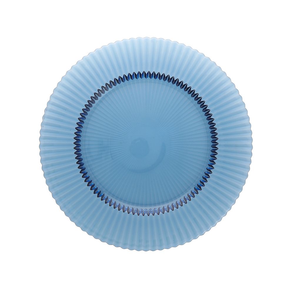 Archie Glass Dinner Plates (Set of 4) - Cornflower, Set of 4