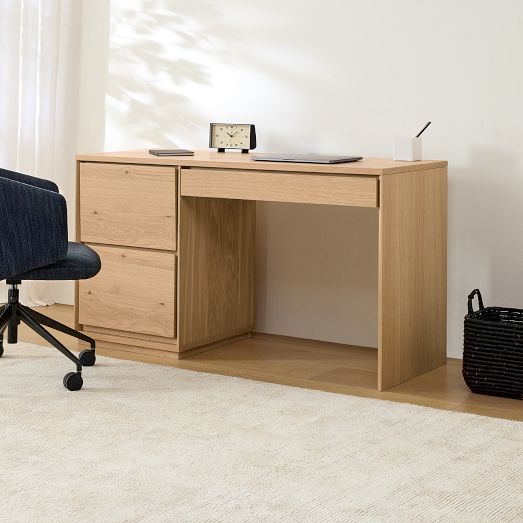 Norre 2-Piece Modular Desk w/ Drawers (55")
