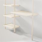 Blaine Wall Desk w/ Shelves (53"&ndash;63")