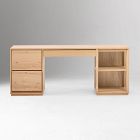 Norre 3-Piece Modular Desk w/ Drawers &amp; Shelves (75")
