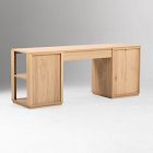 Norre 3-Piece Modular Desk w/ Drawers &amp; Shelves (75")