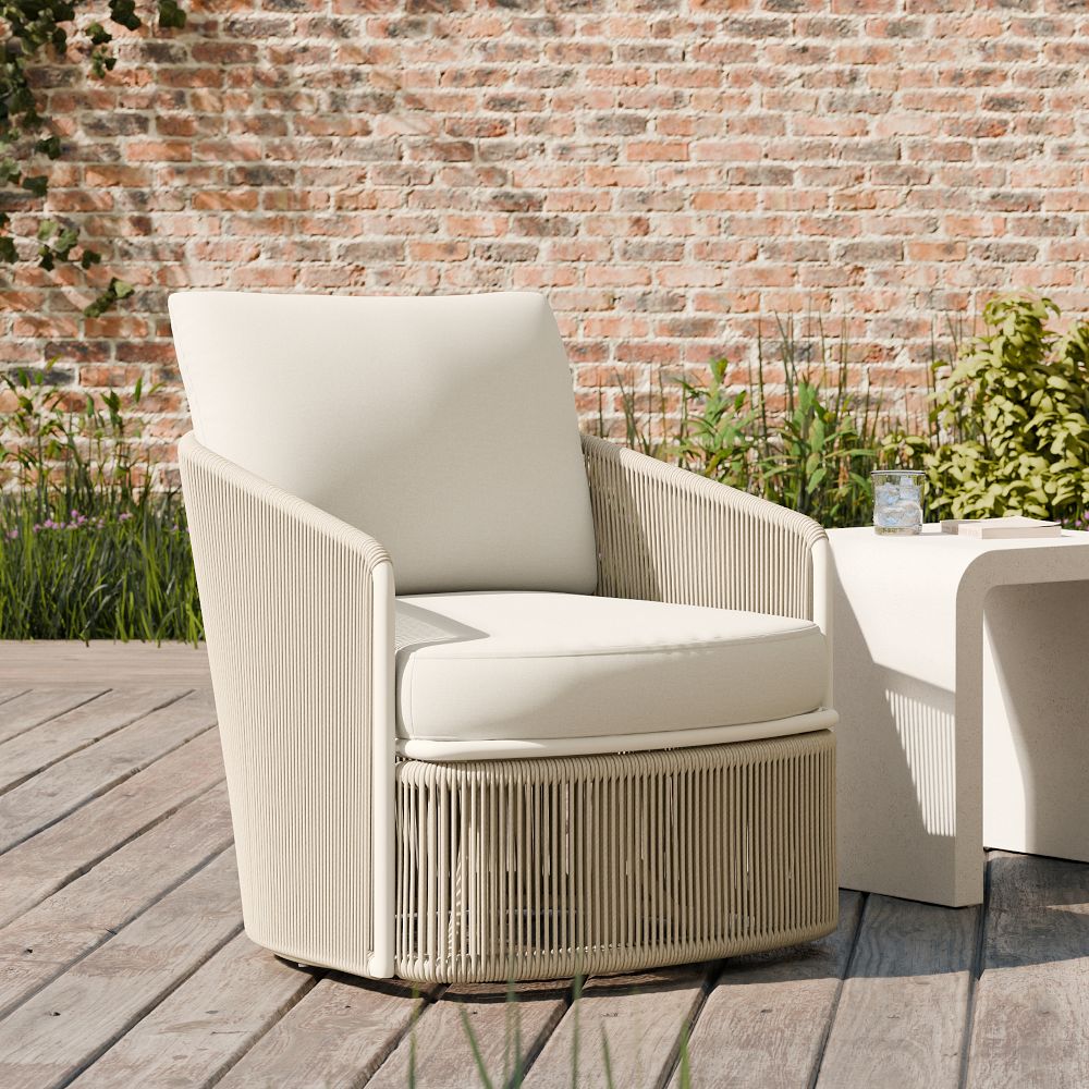 Oceana Outdoor Swivel Chair by West Elm
