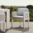 Porto Aluminum Outdoor Dining Arm Chair (Set of 2)